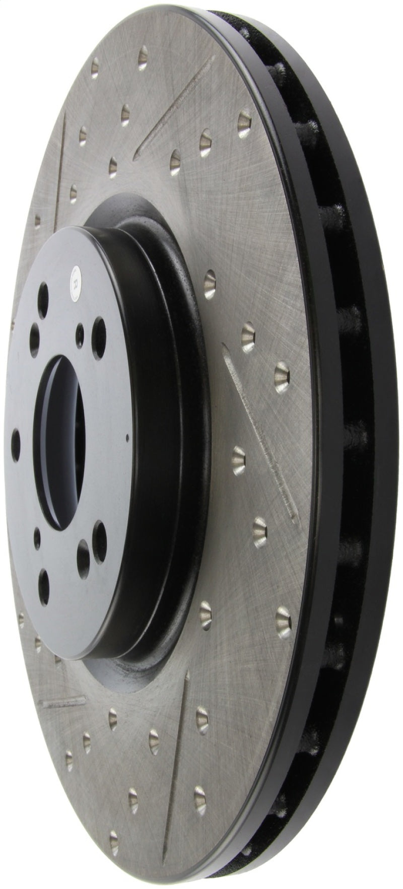 Stoptech 127.40062R StopTech 04-08 Acura TL (Brembo Caliber) SportStop Slotted &amp; Drilled Right Front Rotor
