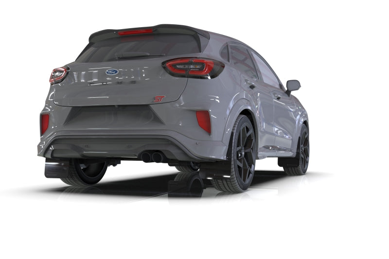 Rally Armor MF86-UR-BLK-GRY 20-25 Ford Puma ST Black Mud Flap w/Grey Logo