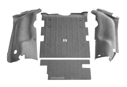 BedRug BTTJ97R 97-06 Jeep TJ Rear 4pc BedTred Cargo Kit (Incl Tailgate)