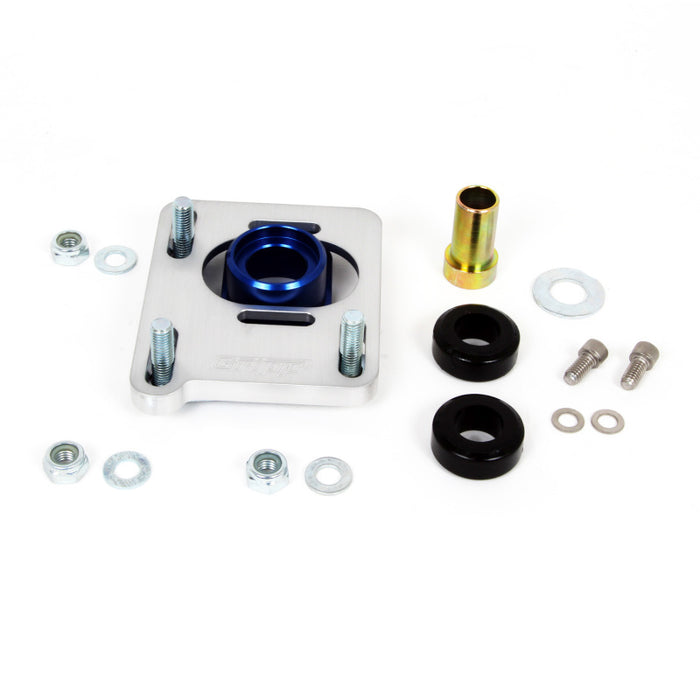 BBK 2527 94-04 Mustang Caster Camber Plate Kit - Silver Anodized Finish