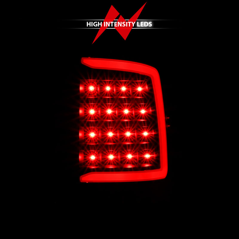 ANZO 311319 2009-2018 Dodge RAM 1500 LED Taillight Plank Style Black w/Smoke Lens