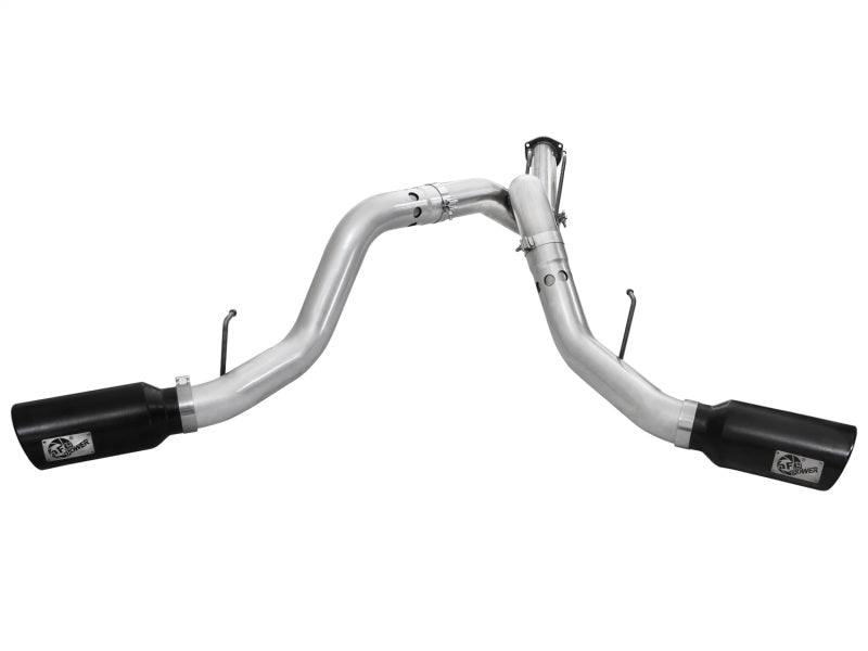 aFe 49-03065-B Atlas Exhaust 4in DPF-Back Al Steel 11-14 Ford Diesel Trucks V8-6.7L (td)