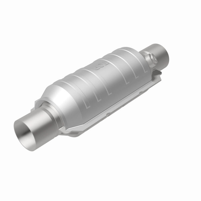 Magnaflow 51304 MagnaFlow Conv Univ 2in Inlet/Outlet Center/Center Round 11in Body L x 5.125in W x 15in Overall L