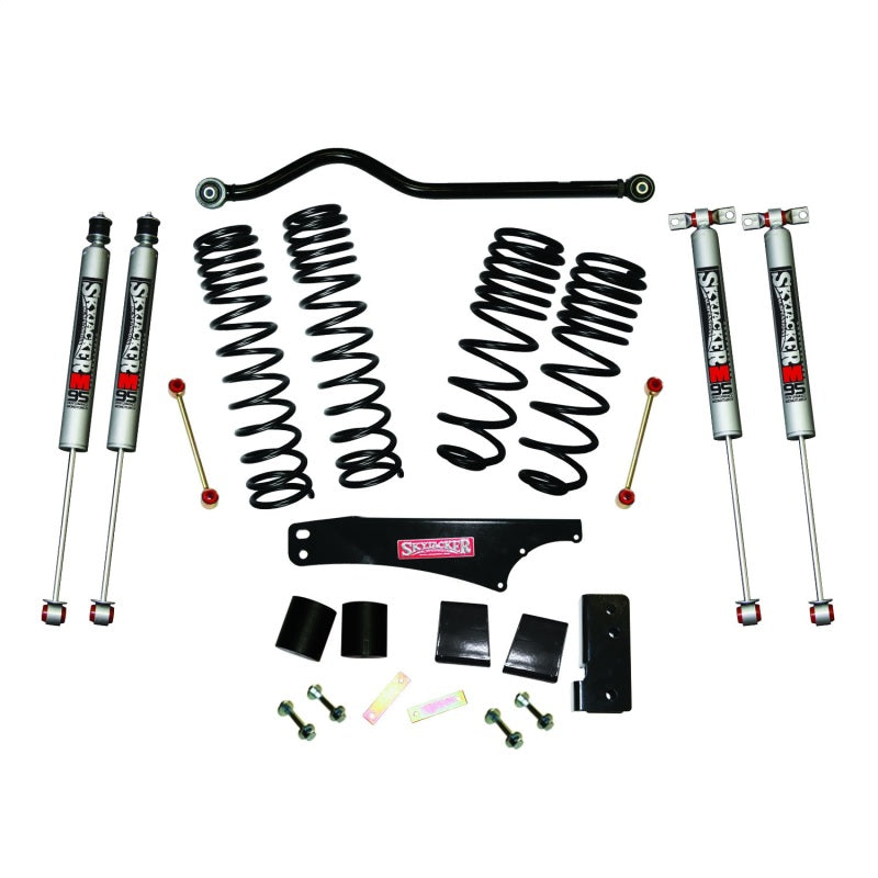 Skyjacker JK40BPMLT 2007-2018 Jeep Wrangler JK 4 Door 4WD Long Travel 3.5in-4in Lift Kit w/M95 Monotube Shocks
