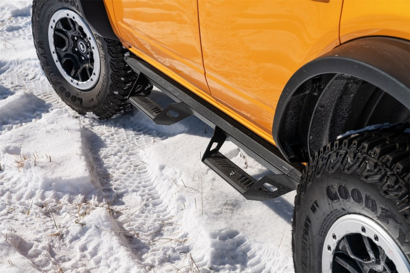 N-Fab PRF2172B-TX Predator Pro Step System 2021 Ford Bronco 4 Door - Tex. Black