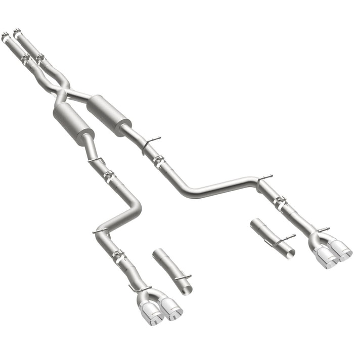 Magnaflow 19217 MagnaFlow Cat-Back, SS, 2.5in, Quad Split Rear 3.5in Tip 2015 Dodge Challenger 3.6L V6