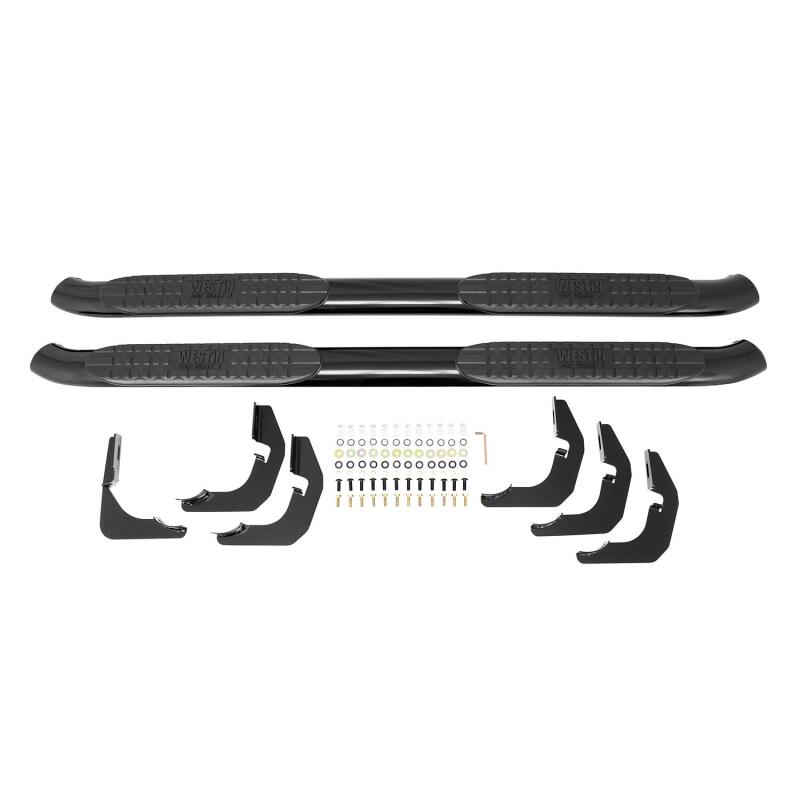 Westin 21-24015 2015-2018 Chevrolet/GMC Colorado/Canyon Crew Cab PRO TRAXX 4 Oval Nerf Step Bars - Black