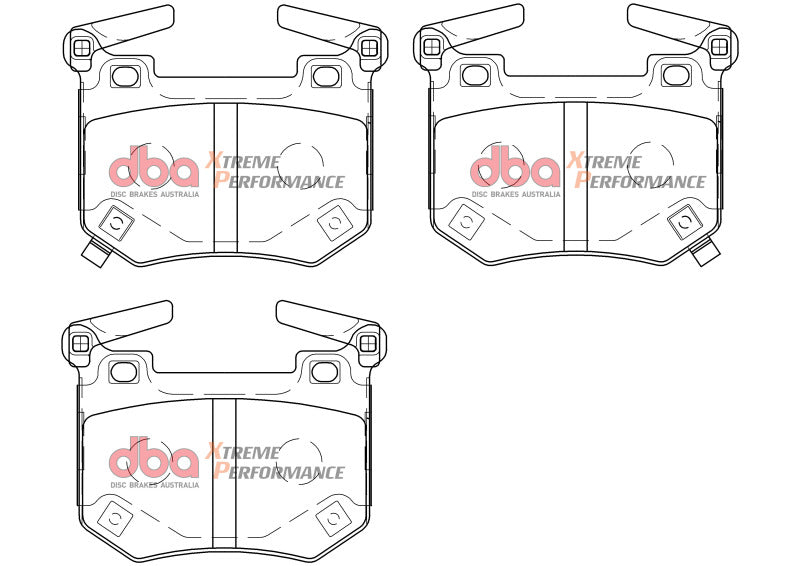 DBA DB15004XP 2018+ Kia Stinger V6 Twin Turbo XP Performance Rear Brake Pads