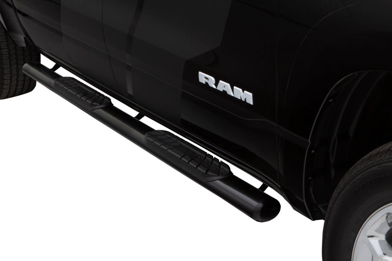 LUND 23684781 Lund 10-17 Dodge RAM 2500 Crew Cab 4in. Oval Straight Steel Nerf Bars - Black