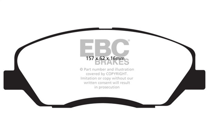 EBC DP41783R 06-09 Hyundai Entourage 3.8 Yellowstuff Front Brake Pads