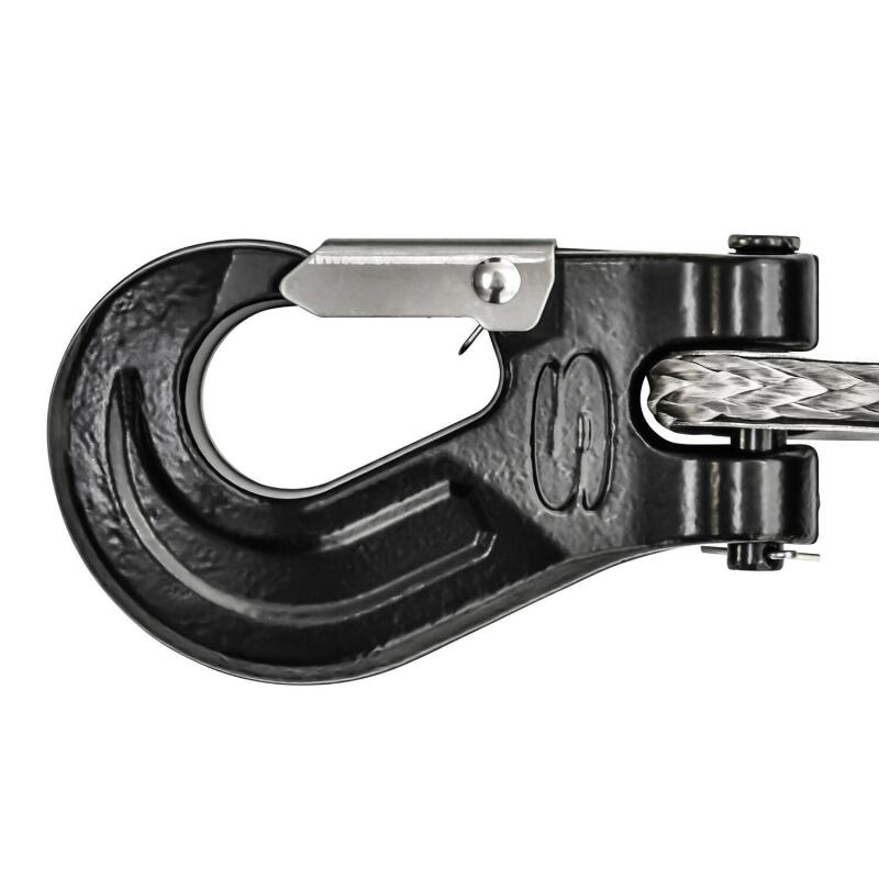 Superwinch 1712201 12000 LBS 12V DC 3/8in x 80ft Synthetic Rope SX 12000SR Winch - Graphite