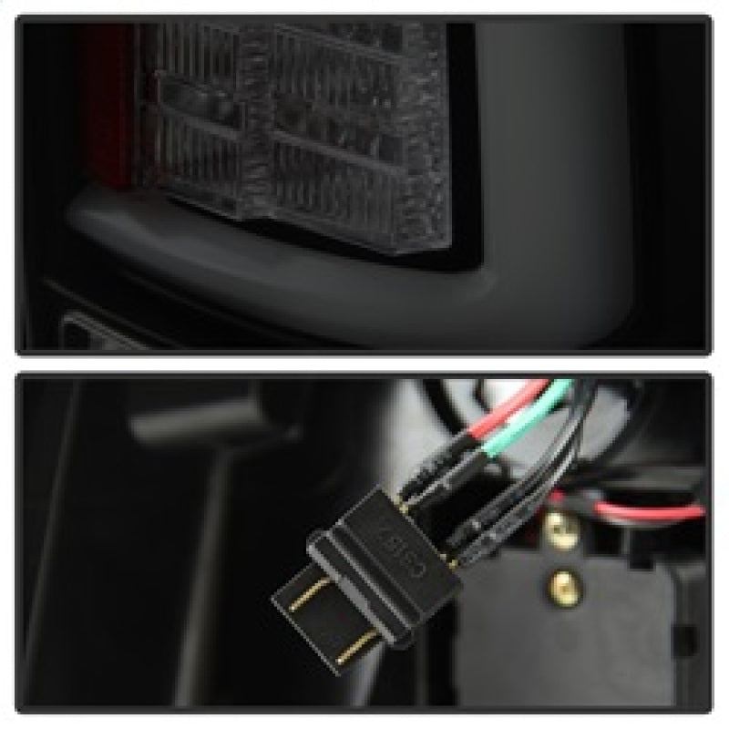 SPYDER 5084033 Spyder 09-16 Dodge RAM 1500 Light Bar LED Tail Lights - Black Smoke ALT-YD-DRAM09V2-LED-BSM