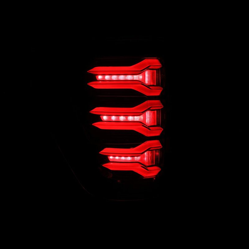 AlphaRex 653010 21-22 Ford F150 LUXX LED Projector Tail Lights - Alpha-Black