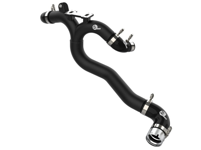 aFe 46-20508-B Kia Stinger 18-22 V6-3.3L (tt) BladeRunner Hot Charge Pipe- Black