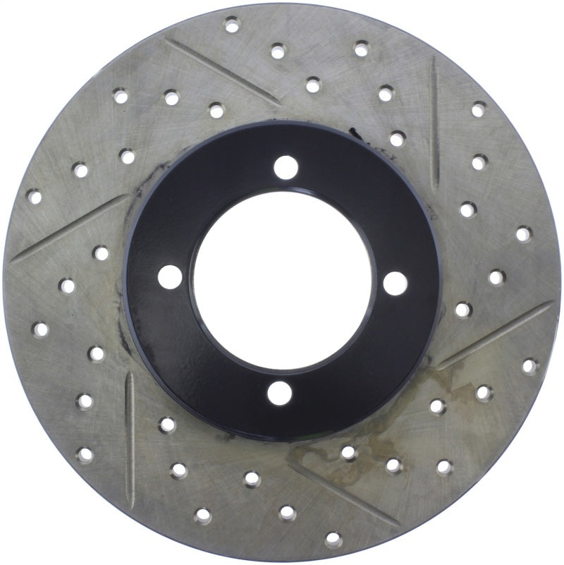 Stoptech 127.42004L StopTech Slotted & Drilled Sport Brake Rotor