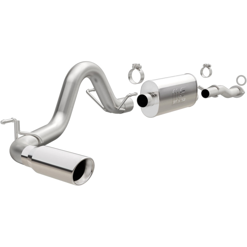 Magnaflow 19291 MagnaFlow Cat-Back 2016 Toyota Tacoma 3.5L V6 SS 3in Single Pass Side Exit Rear 4in Tip