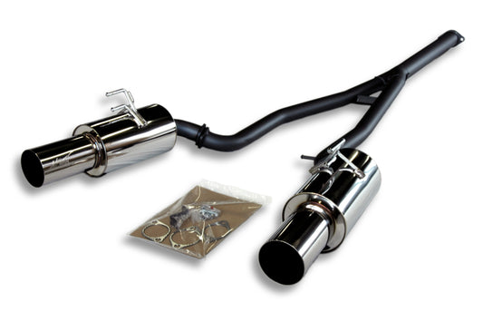 HKS 31008-BM001 08-09 Evo 10 Hi-Power Dual Tip Catback Exhaust