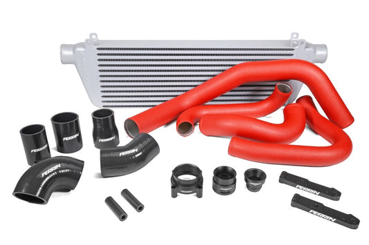 Perrin Performance PSP-ITR-441SL/RD PERRIN 22-25 Subaru WRX Front Mount Intercooler Kit (Red Tubes & Silver Core)