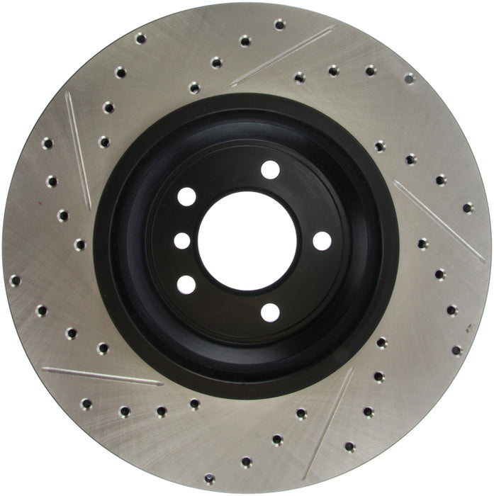 Stoptech 127.34093L StopTech 07-09 BMW 335 (E90/E92/E93) Slotted & Drilled Left Front Rotor