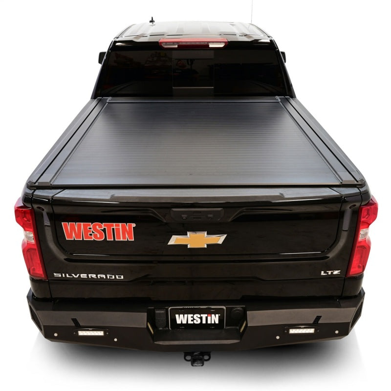 Westin 19-54745 19-26 Chev/GMC Silverado/Sierra 1500 5ft 8in Bed Electric Retractable Tonneau Cover - Black