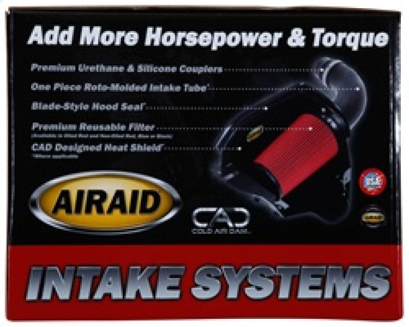 Airaid 201-112-1 99-06 Chevy Silverado 4.8/5.3/6.0L (w/Low Hood) CAD Intake System w/o Tube (Dry / Red Media)