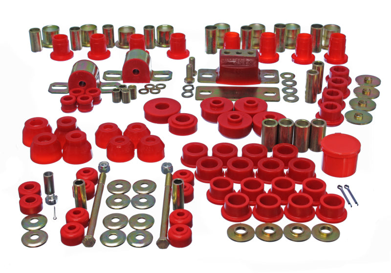 Energy Suspension 3.18123R 63-82 Chevrolet Corvette Red Hyper-flex Master Bushing Set