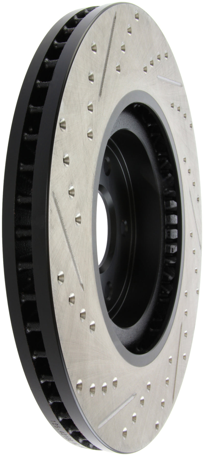 Stoptech 127.42100L StopTech Infiniti G37 / Nissan 370Z SportStop Slotted & Drilled Front Left Rotor