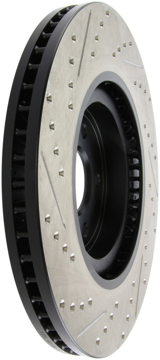 Stoptech 127.42100L StopTech Infiniti G37 / Nissan 370Z SportStop Slotted & Drilled Front Left Rotor