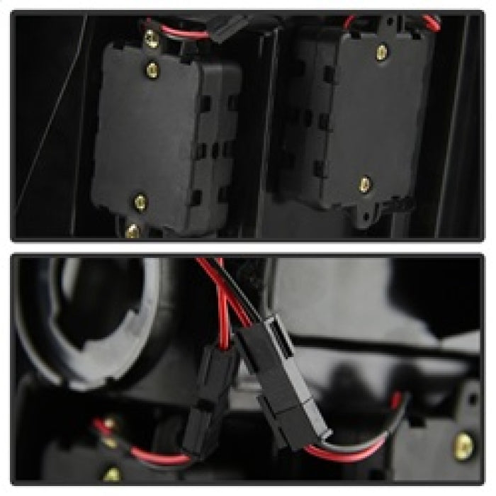 SPYDER 5084033 Spyder 09-16 Dodge RAM 1500 Light Bar LED Tail Lights - Black Smoke ALT-YD-DRAM09V2-LED-BSM
