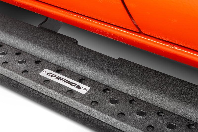 Go Rhino DSS60087T Dominator Extreme DSS Sliders - Tex Blk - 87in