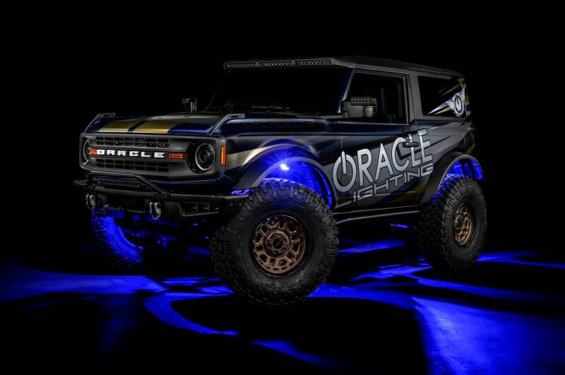 ORACLE Lighting 5895-339 Oracle Underbody RGB+W Wheel Well Rock Light Kit - 4 PCS - ColorSHIFT