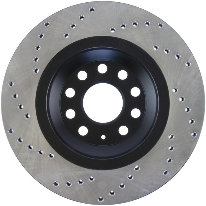Stoptech 128.33113L StopTech 09-13 VW CC 3.6L VR6 / 08-09 & 12 Golf R/Golf R32 Drilled Left Rear Rotor