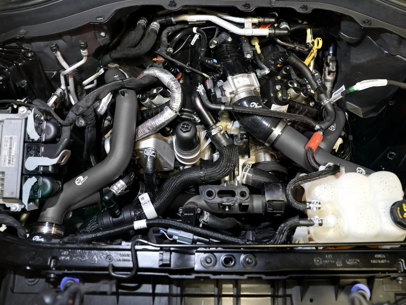 aFe 46-20654-B 20-23 Ford Explorer ST V6 3.0L (tt) BladeRunner Aluminum Hot and Cold Charge Pipe Kit - Black