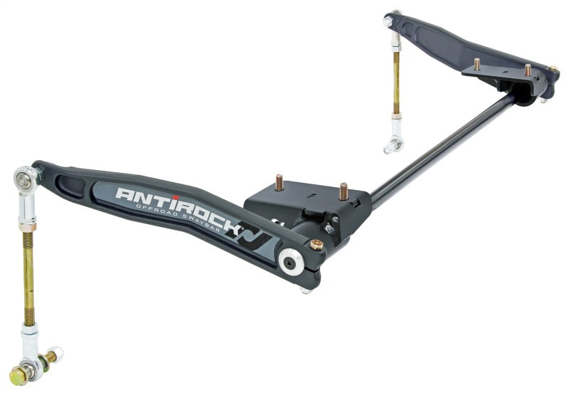 RockJock RJ-246100-103 JL/JT Antirock Sway Bar Kit Front Forged Arms Steel Brackets Heavy 1in Bar