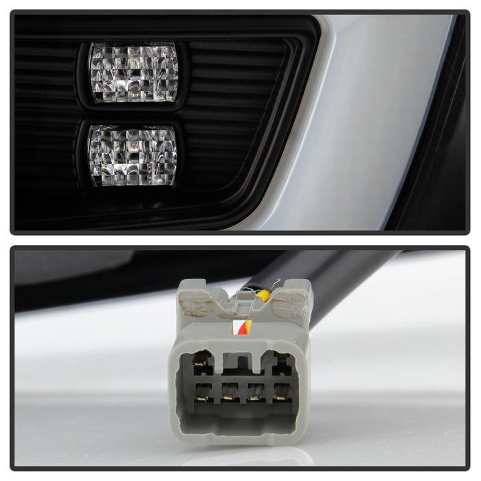 SPYDER 5087966 Spyder 08-11 Subaru Impreza WRX 4DR LED Tail Lights - Black ALT-YD-SI084D-LED-BK