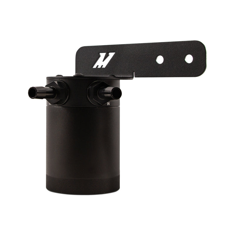 Mishimoto MMBCC-CIV-16PBE 2016+ Honda Civic 1.5L Turbo Baffled Oil Catch Can Kit - Black (PCV Side)