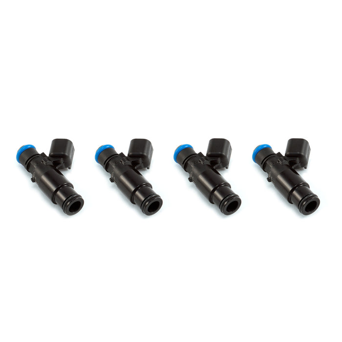 Injector Dynamics 1700.48.14.14B.4 1700x USCAR Connector / 48mm Length / 14mm (Black) BOTTOM Adaptor - Set of 4