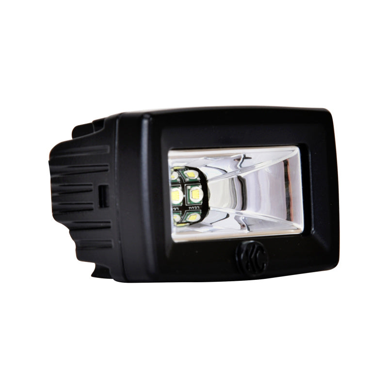 KC HiLiTES 519 C-Series C2 LED 2in. Backup Area Flood Light 20w (Pair Pack System) - Black