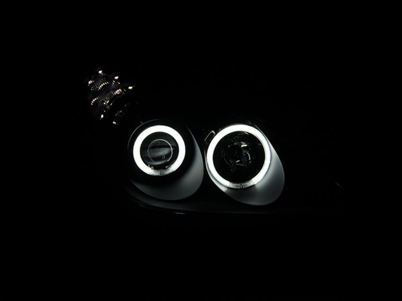 ANZO 121232 2002-2003 Lexus Es300 Projector Headlights w/ Halo Black