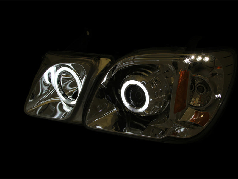 ANZO 111170 1998-2007 Lexus Lx470 Projector Headlights w/ Halo Black (CCFL)