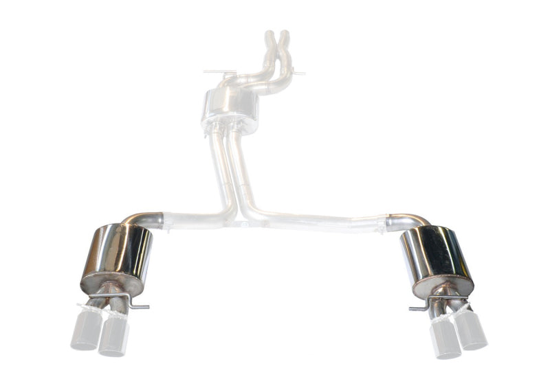 AWE Tuning 3815-41008 10-16 Audi S4 Quattro 3.0T (B8/8.5) Conversion Kit - Track to Touring (90mm Tips)
