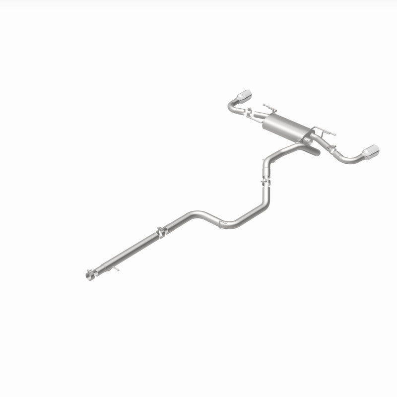 Magnaflow 15146 MagnaFlow 10-12 Mazda 3 L4 2.5L Hatchback Split Rear Exit Stainless Cat Back Performance Exhaust