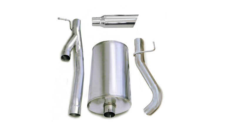 CORSA Performance 24292 Corsa 2003-2006 Chevrolet Silverado Ext. Cab/Short Bed 2500 6.0L V8 Polished Sport Cat-Back Exhaust