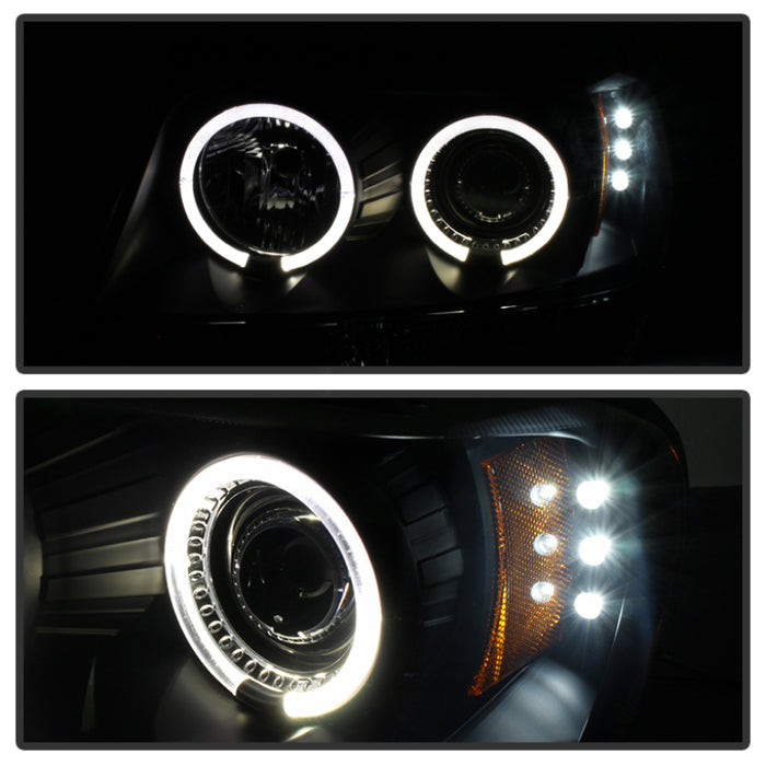 SPYDER 5078568 Spyder Jeep Grand Cherokee 99-04 Projector Headlights LED Halo LED Black Smoke PRO-YD-JGC99-HL-BSM