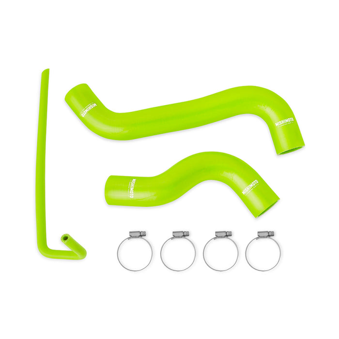Mishimoto MMHOSE-WRX-15NY 2015+ Subaru WRX Silicone Radiator Coolant Hose Kit - Neon Yellow