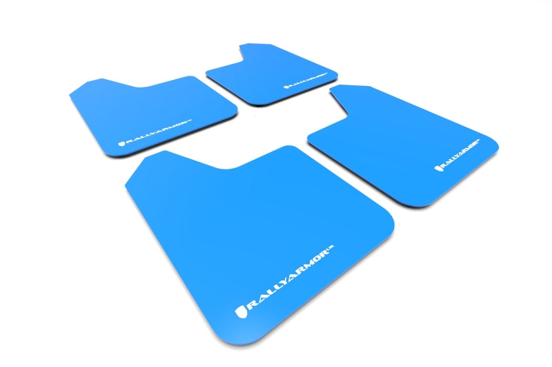 Rally Armor MF12-UR-BL/WH Universal Fit (No Hardware) Blue UR Mud Flap White Logo
