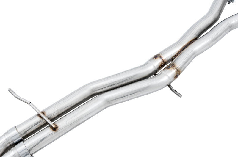 AWE Tuning 3010-43048 Audi B9 S4 Track Edition Exhaust - Non-Resonated (Black 102mm Tips)