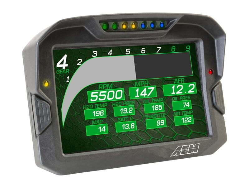 AEM 30-5700 CD-7 Non Logging Race Dash Carbon Fiber Digital Display (CAN Input Only)