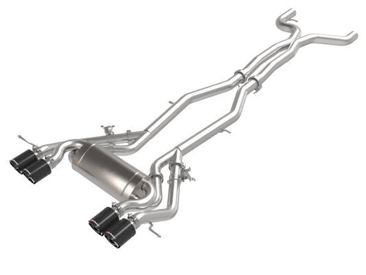 aFe 49-36351-C MACHForce XP Exhausts Cat-Back SS 19-21 BMW M2 Competition L6-3.0L w/Carbon Tips