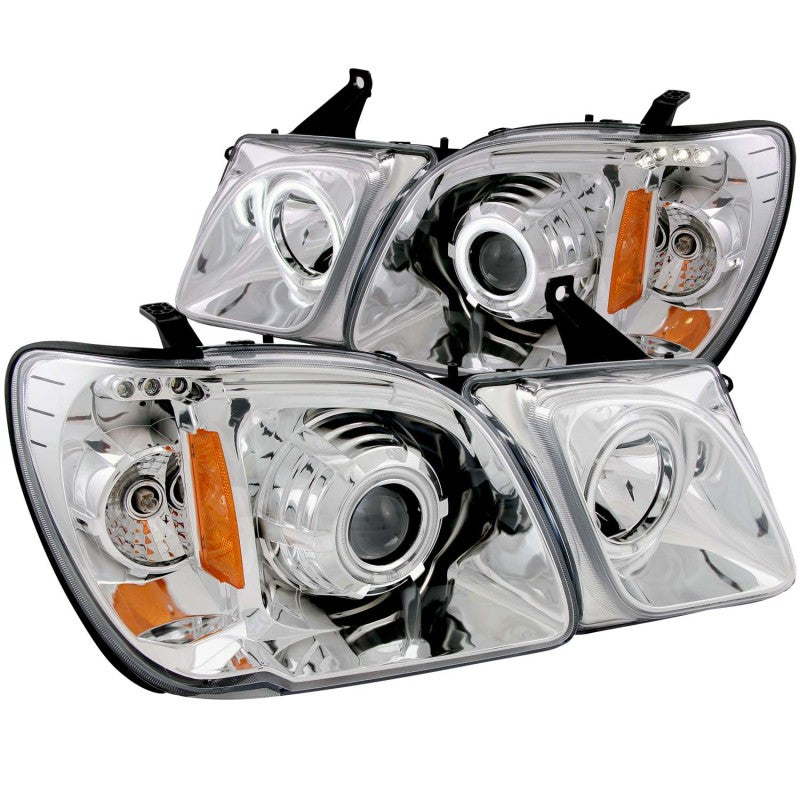 ANZO 111169 1998-2007 Lexus Lx470 Projector Headlights w/ Halo Chrome (CCFL)